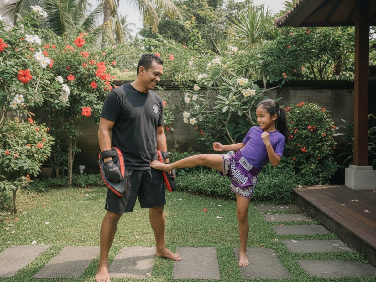 Kids Muay Thai Lesson - 1 hour - Rp 300.000